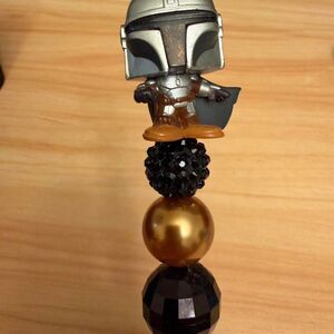 Mandalorian Beaded Pen – Star Wars Doorables Novelty Ballpoint Pen (New Ink)